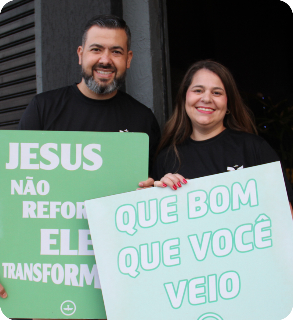 Parte da família voluntários